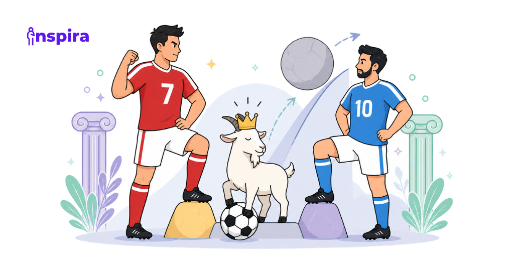 Filsafat GOAT dalam Sepak Bola: Absurditas Perdebatan Ronaldo vs Messi yang Tak Kunjung Usai